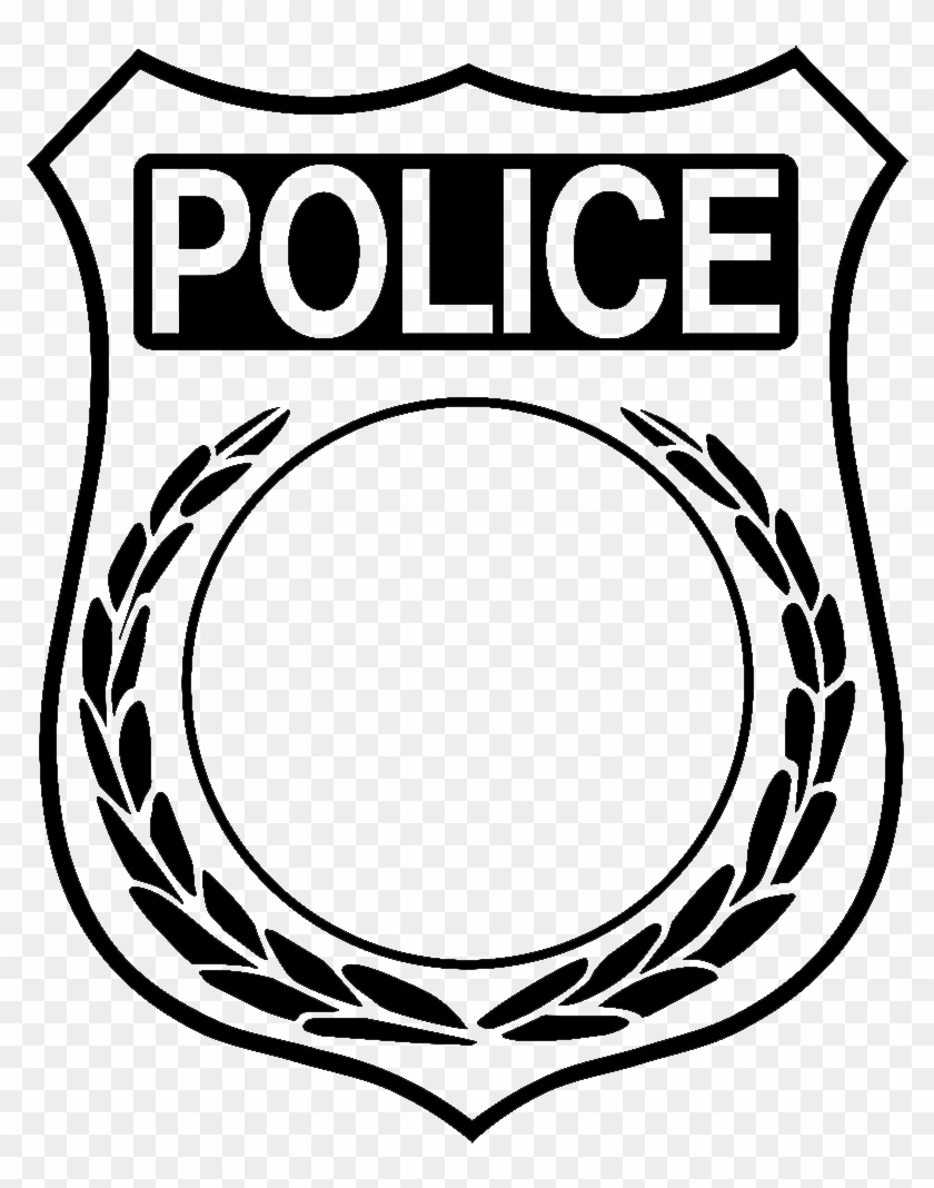 Security Guard Badge Clipart Icon - Draw A Police Badge #877585