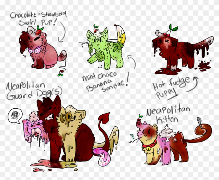 Ice Cream Pet Adoptables By Geckomo - Cartoon #877756