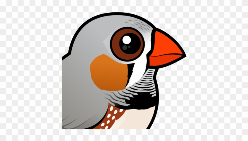 About The Zebra Finch - Sanktzebra-fink Melaminteller #877781