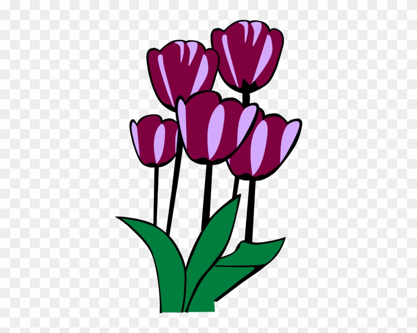 Tulips Clip Art At Clker - Clip Art #877825