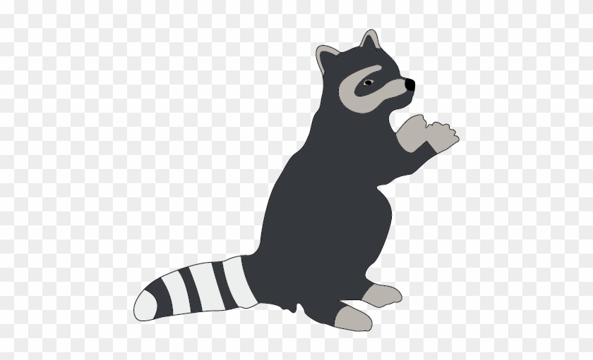 Standing Raccoon Clipart Animal Clip Arts - Clip Art #877830