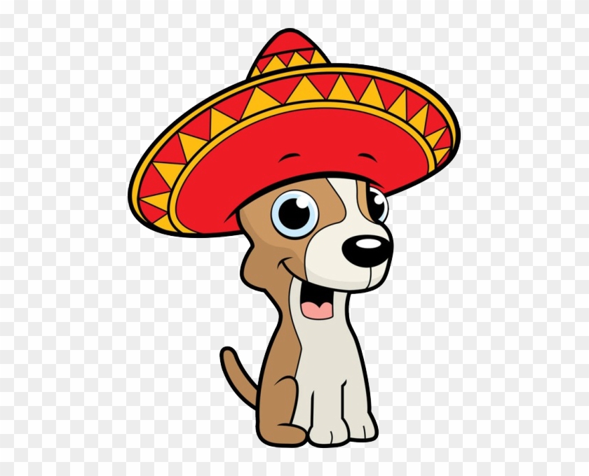Sombrero Cartoon Royalty-free Stock Photography - Dog With A Hat Cartoon #877888