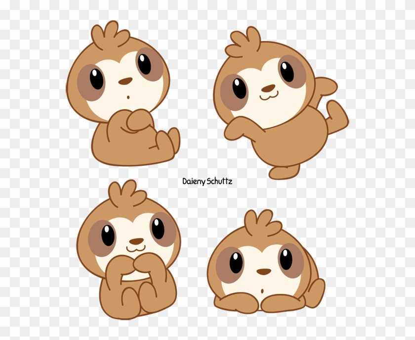 Chibi Sloth By Daieny - Sloth Kawaii #877889