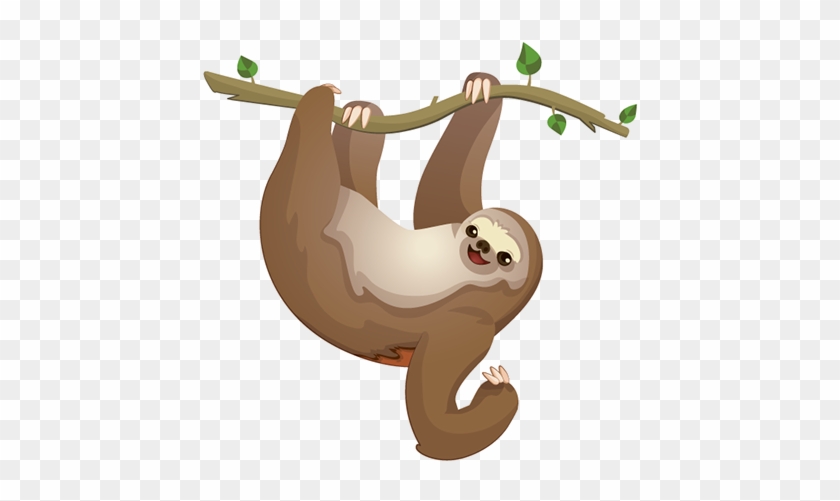 Sloth Clip Art - Sloth Clipart Png #877899
