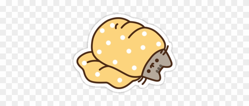 "pusheen Burrito" Stickers By Reun - Pusheen Cat Gif #877965