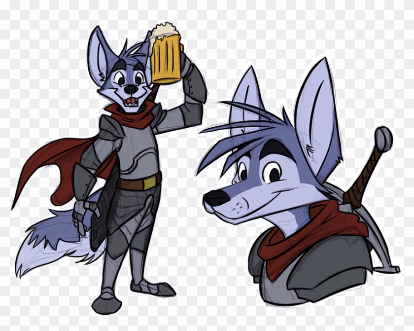 Fox Knight By Coyoteesquire - Cartoon Anthro Fox #878013