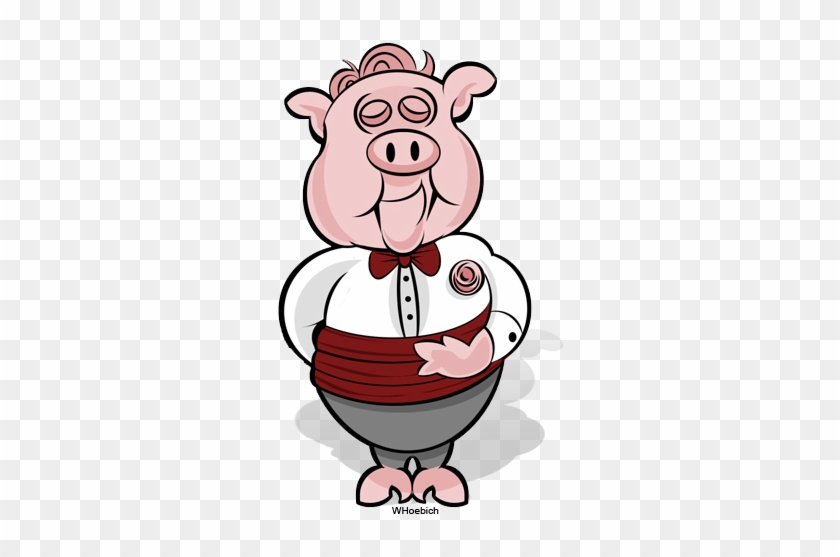 Cartoon Pig Roast Clip Art Clipart - Cartoon Pig Roast Clip Art Clipart #878116