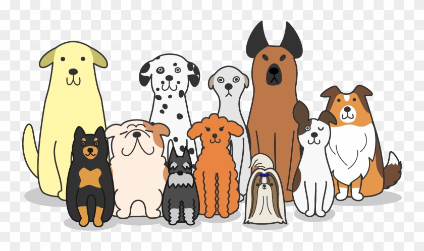 Group Of Cartoon Dogs #878133