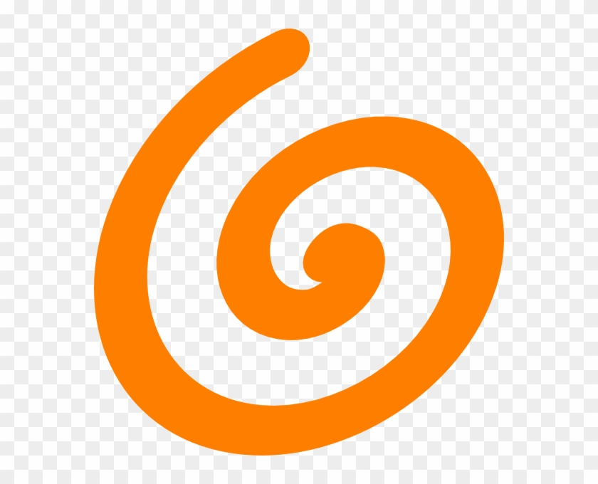 Orange Spiral Clip Art At Clker - Circle #878170
