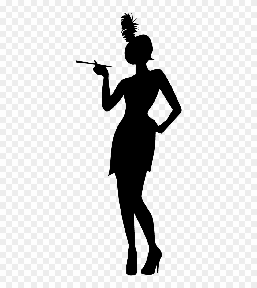 View Source Image - Flappers Silhouette #878213