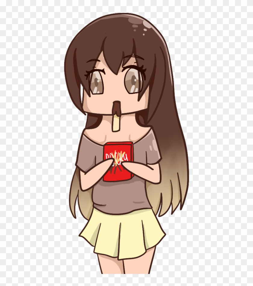 Chocolate Pocky Girl By Wisheslotus - Cartoon #878241