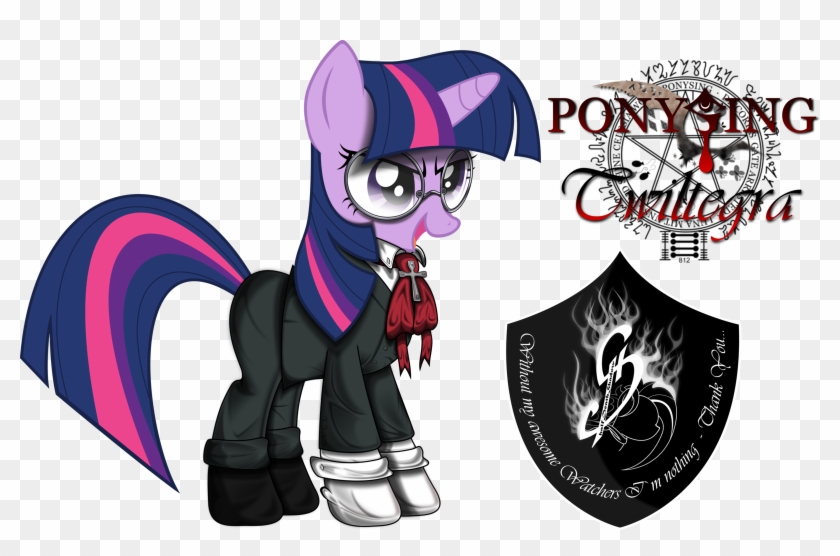 812 Hellsing Integra Hellsing Alucard Twilight Sparkle - Cartoon #878249