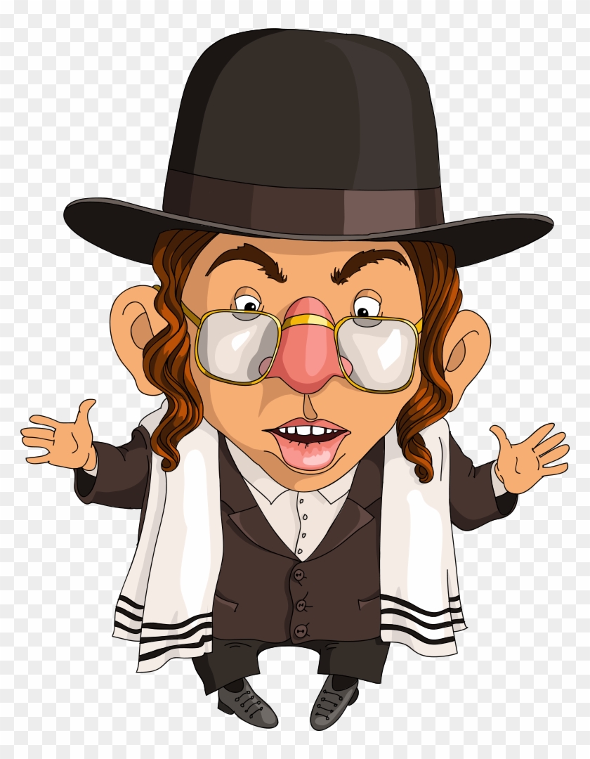 Jewish People Judaism Cartoon Illustration - Funny Jew #878252