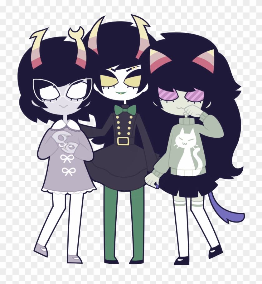 Aranea, Porrim And Meulin - Nekozneko Homestuck #878305
