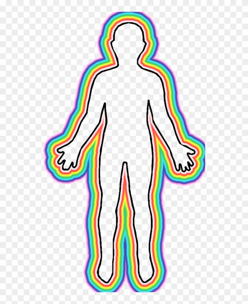 Png Human Body Outline Transparent Human Body Outline - Aura Clipart #878396