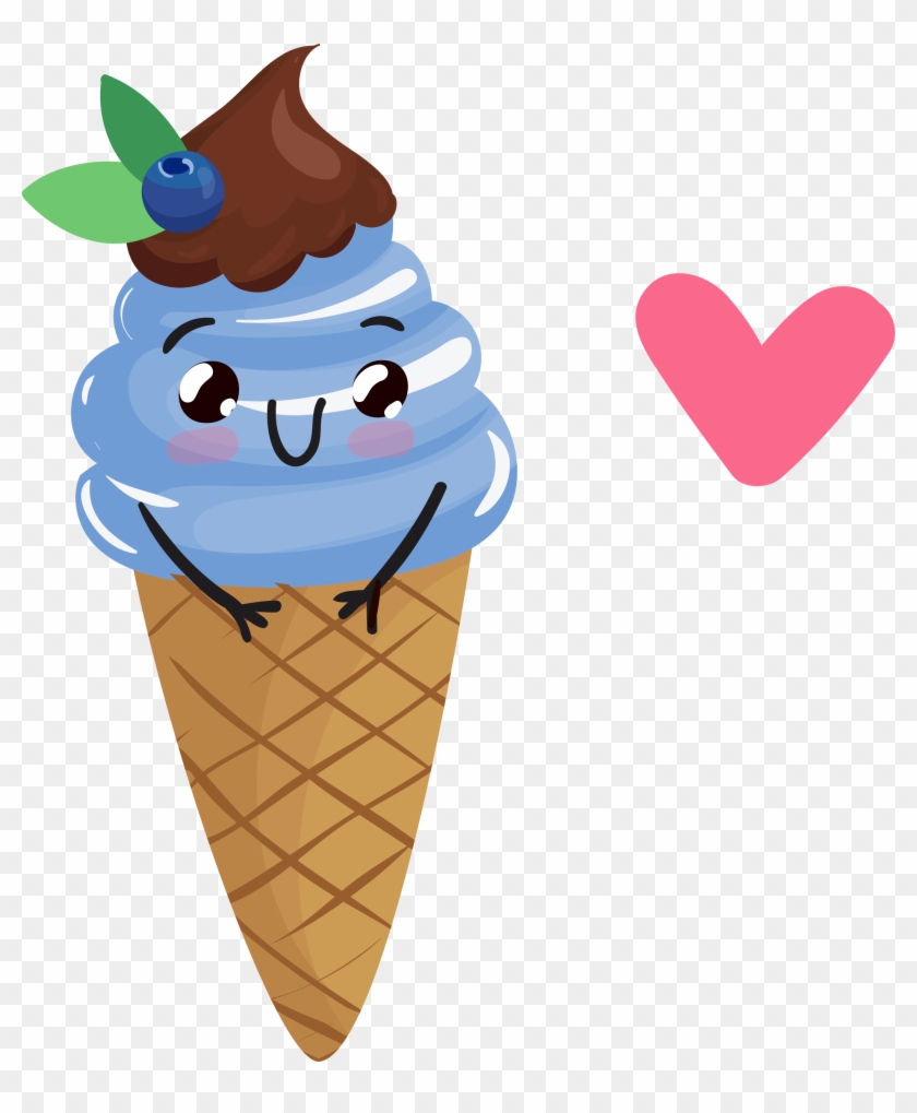 Ice Cream Computer File - Blueberry #878464