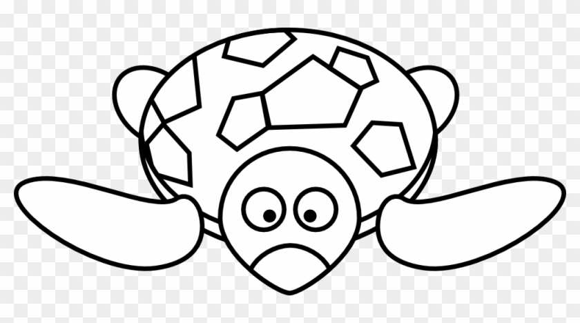 Free Sea Turtle Clipart Hubpicture Rh Hubpicture Com - Black And White Cartoon #878468