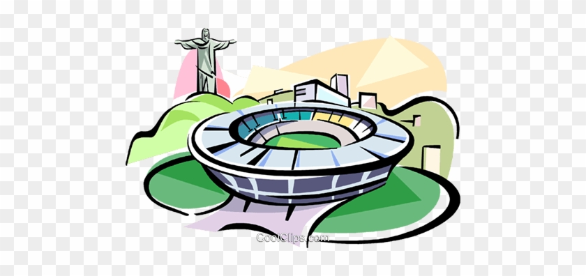 Brazil Maracana Stadium Rio De Janeiro Royalty Free - Maracana Clipart #878528