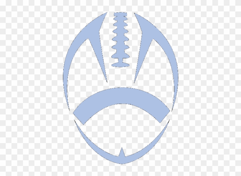 Light Blue Football Cut - American Football Clip Art #878539