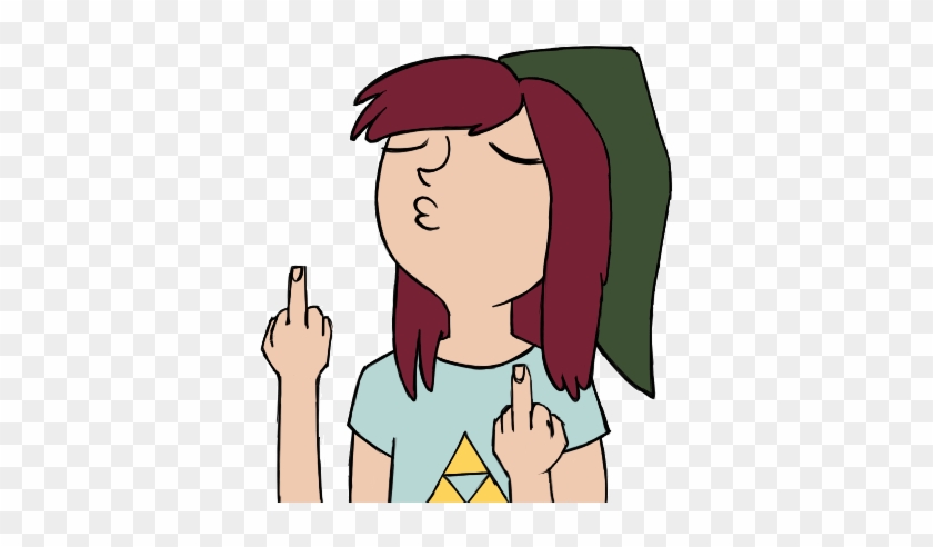 Animated Gif Zelda, Transparent, Cartoon, Share Or - Cartoon Finger Fuck #878570