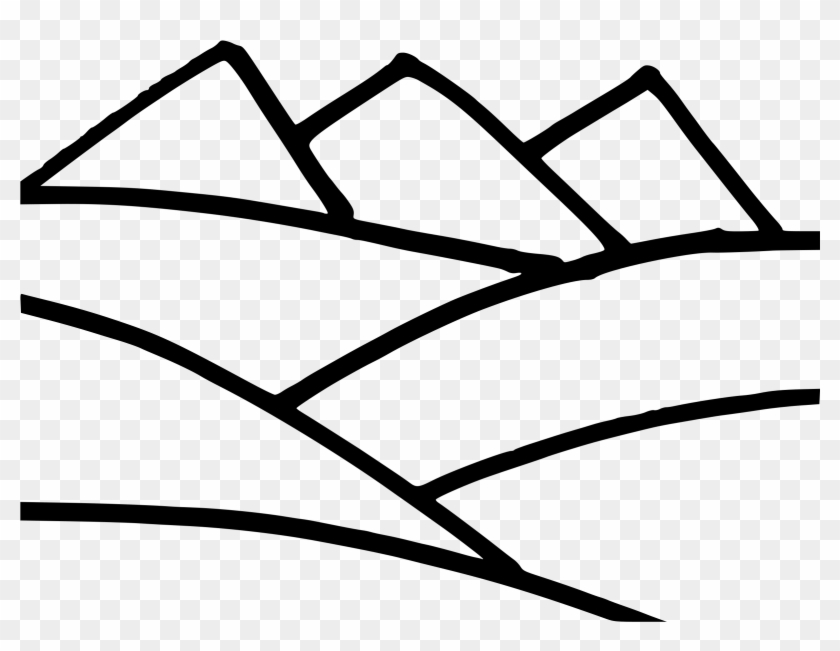 Clipart - Mountains Outlines #878820