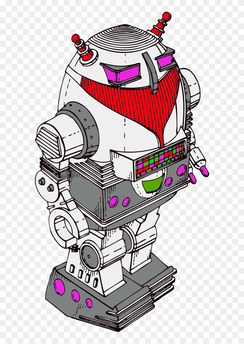 Vector Clip Art - Robot Clip Art #878841