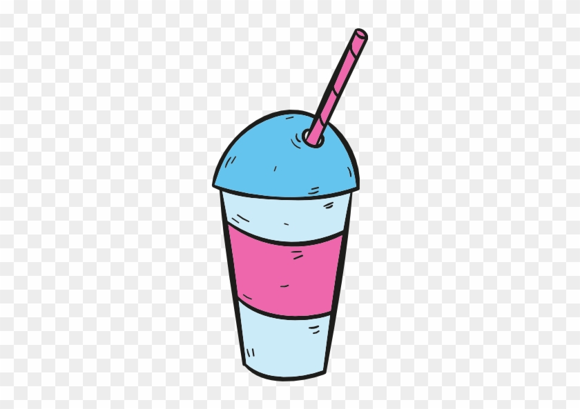 Milkshake Clipart Fake - Drink Cup Cartoon Png #878862