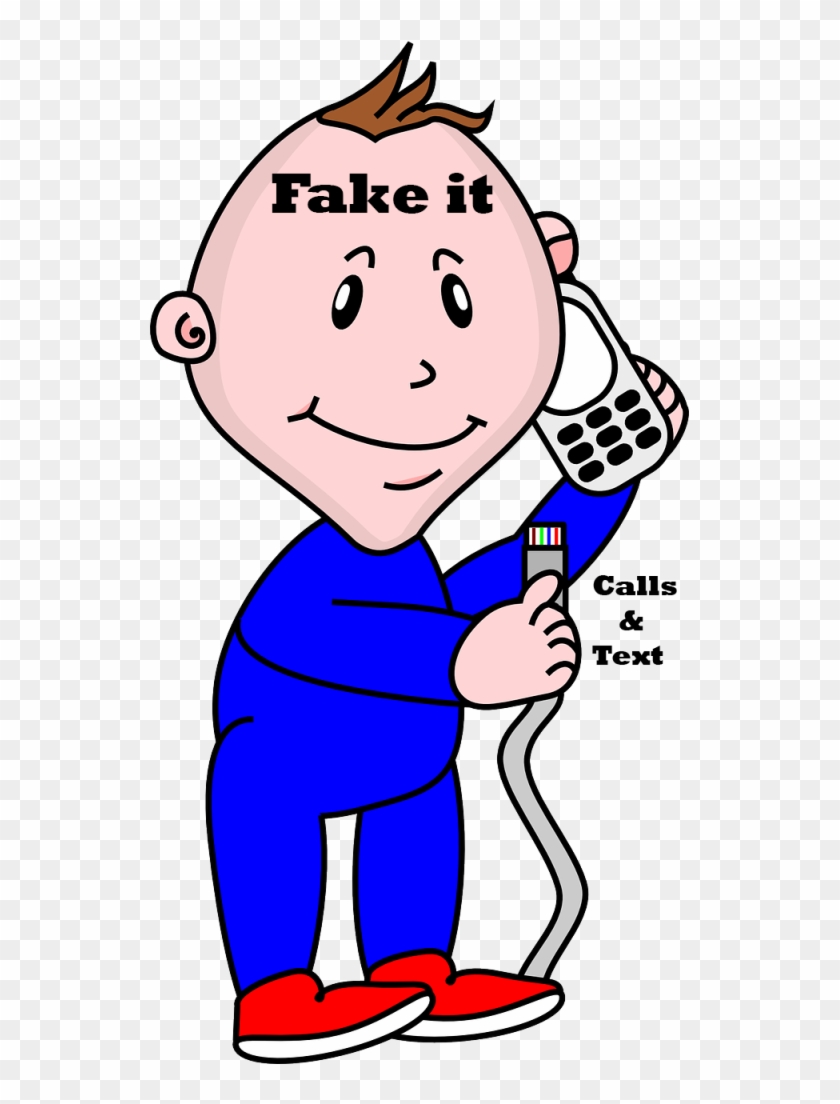 Fake A Call Or Text On Android - Outline Of A Baby #878864