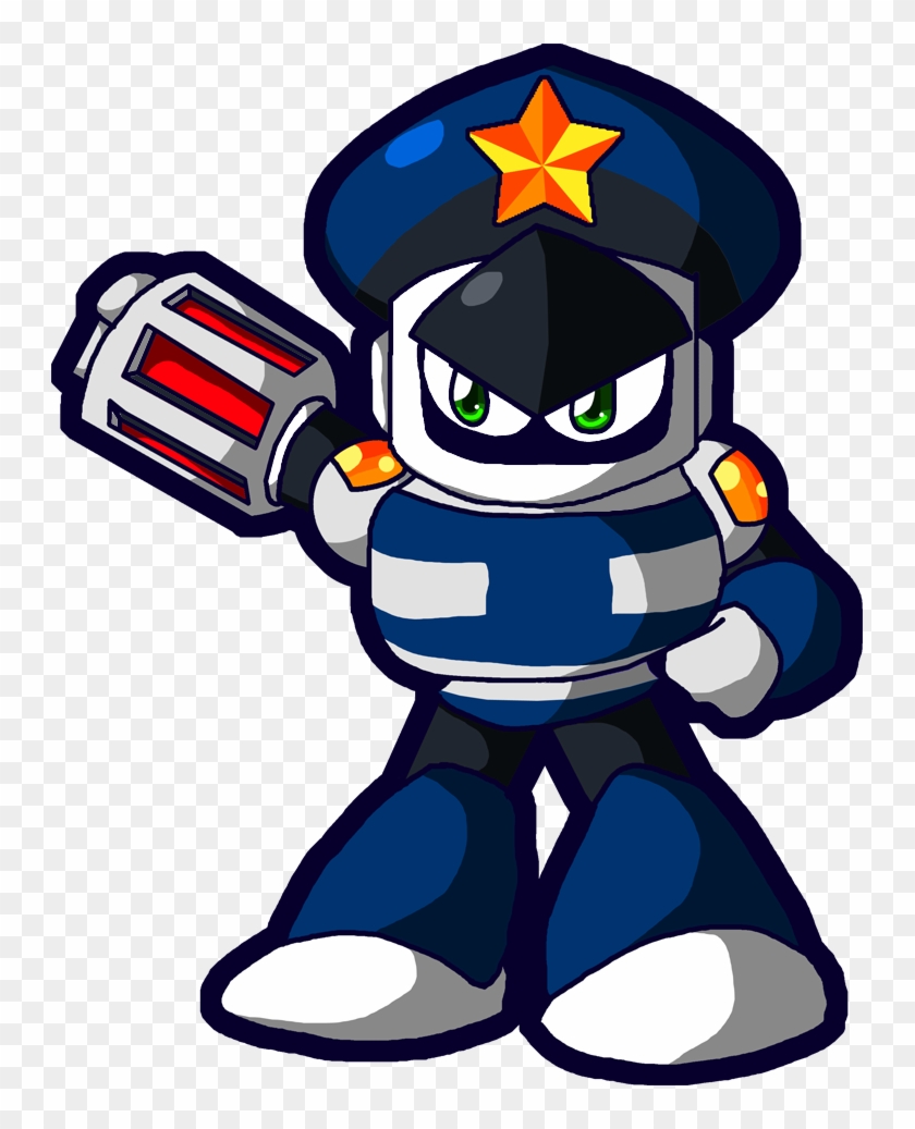 Fake Man Powered Up By Galaxyman Da Awesome - Fake Man Megaman 9 #878915