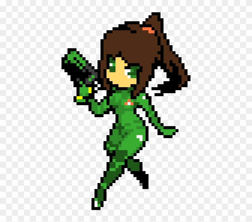 Fake Samus - Pixel Art Manga Chibi #878965