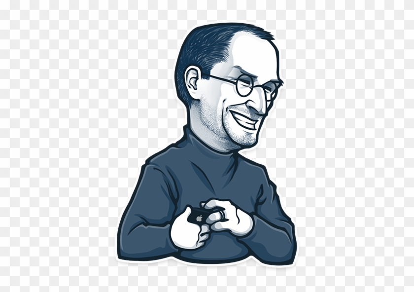 Steve Jobs Png - Telegram Great Minds Stickers #879010