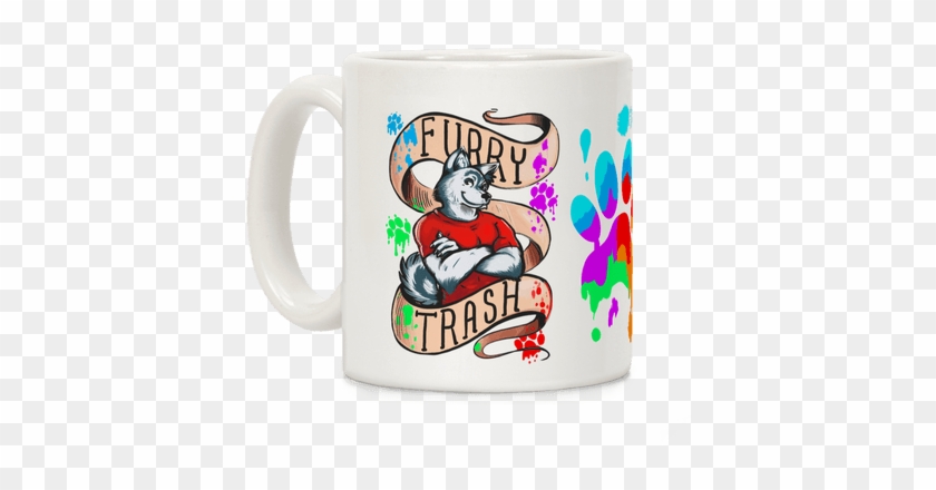 Furry Trash Coffee Mug - Furry Mug #879134