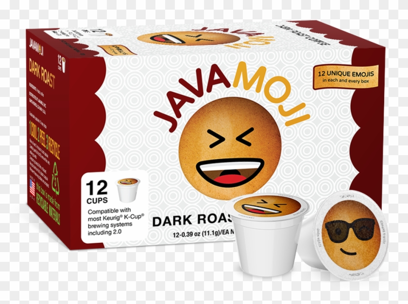 Javamoji, Emoji K-cups, Dark Roast Coffee, 72 Count #879212