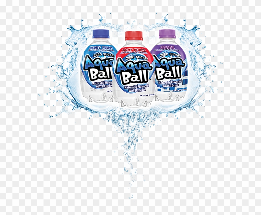 Sugar-free, Preservative Free, Naturally Flavored Water - Aquaball Grape Naturally Flavored Water Drink 10 Oz #879290