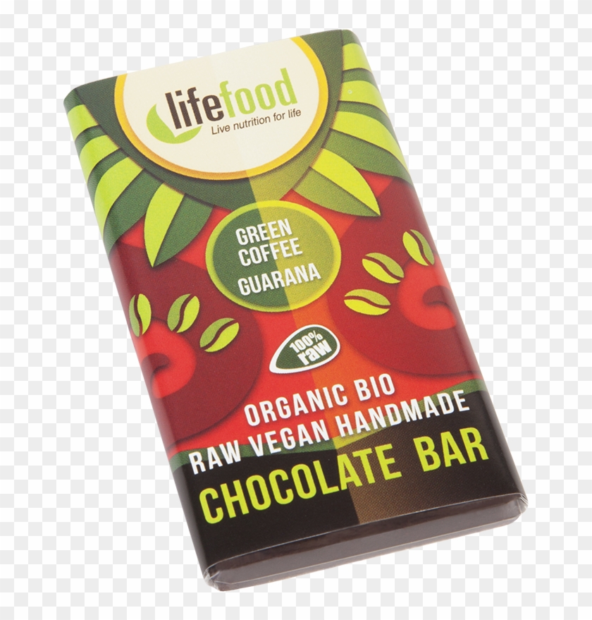 Raw Organic Green Coffee Guarana Chocolate 15g - Lifefood Mini Čokoládka Se Zelenou Kávou A Guaranou #879310