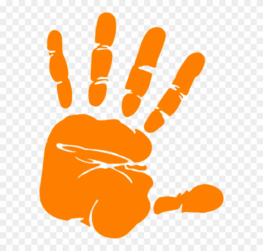 Hand Print Clip Art #879365