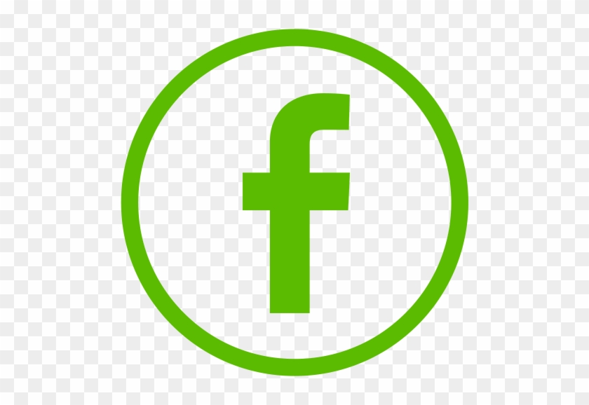 Connect With Us - Facebook Green Icon #879394