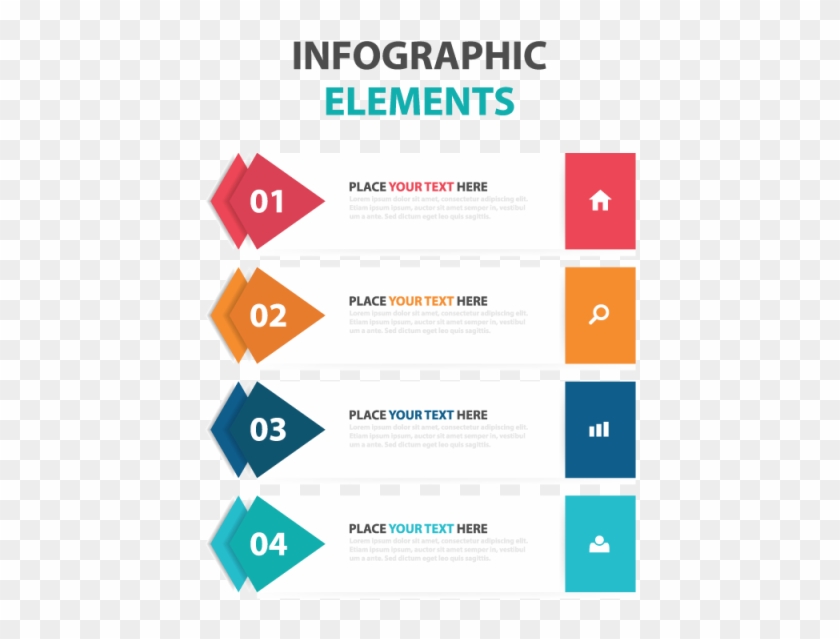 Abstract Colorful Triangle Business Infographics Elements, - Infographic #879413