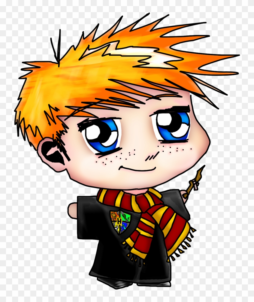 Ron Weasley Chibi By Lizievamp On Deviantart - Ron Weasley Clip Art #879433