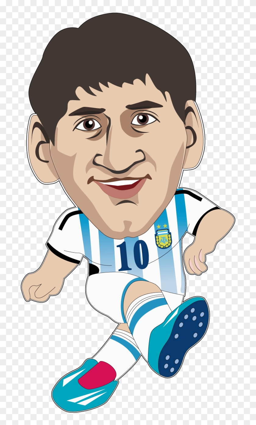 Lionel Messi 2014 Fifa World Cup Fc Barcelona Argentina - Lionel Messi Cartoon #879541