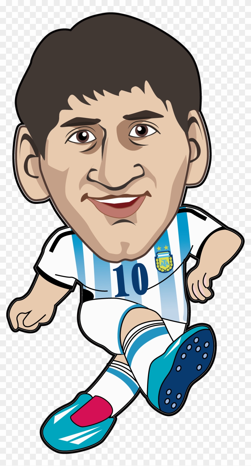 Lionel Messi Clipart Messi Argentina - Lionel Messi Cartoon #879555