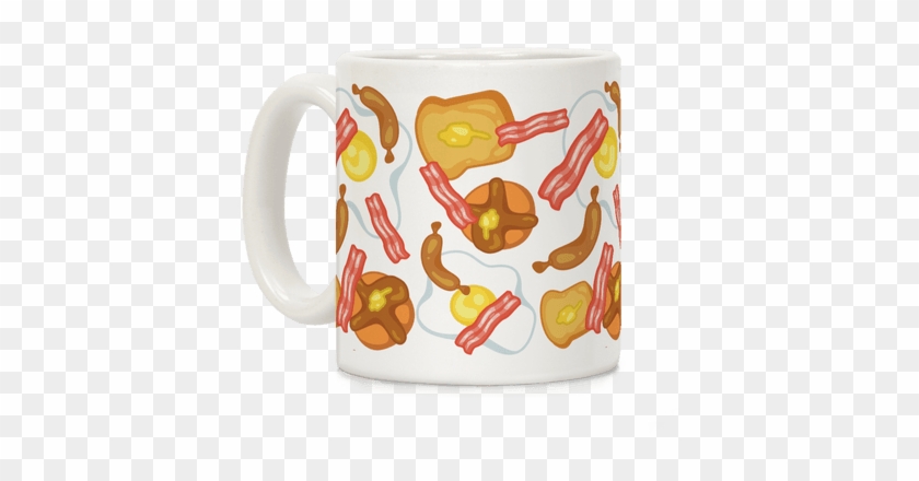 Breakfast Food Pattern Coffee Mug - Breakfast Food Pattern Tote Bag Tote Bag: Funny Tote #879553
