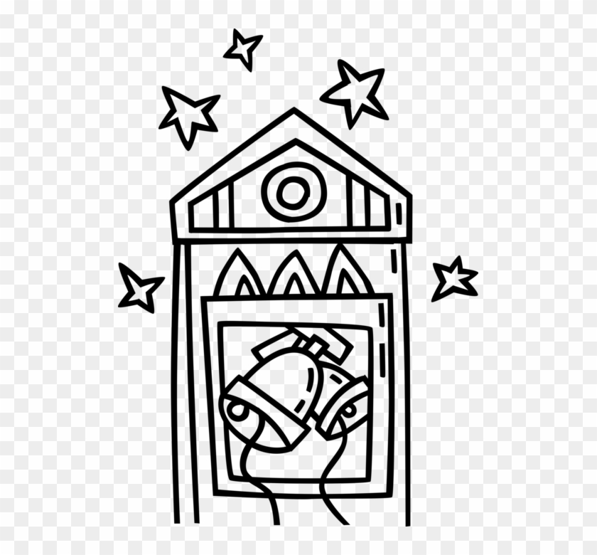 Vector Illustration Of Christian Religion Church Steeple - Vector Illustration Of Christian Religion Church Steeple #879589