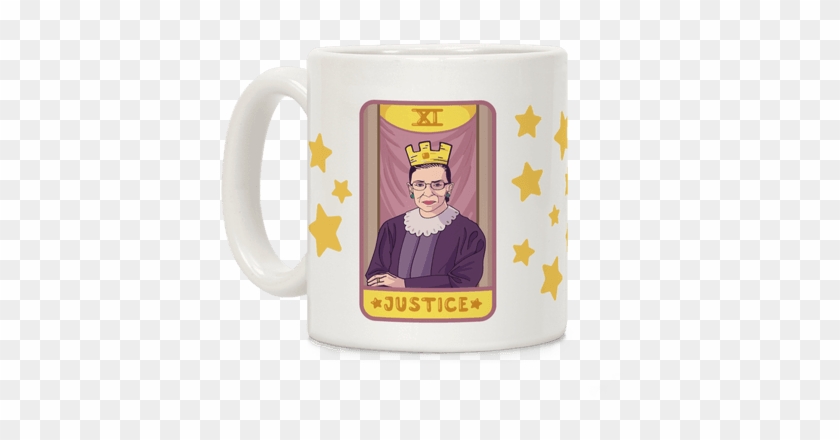 Ruth Bader Ginsburg Justice Tarot Coffee Mug - Ruth Bader Ginsburg Justice Tarot T-shirt: Funny T-shirt #879688