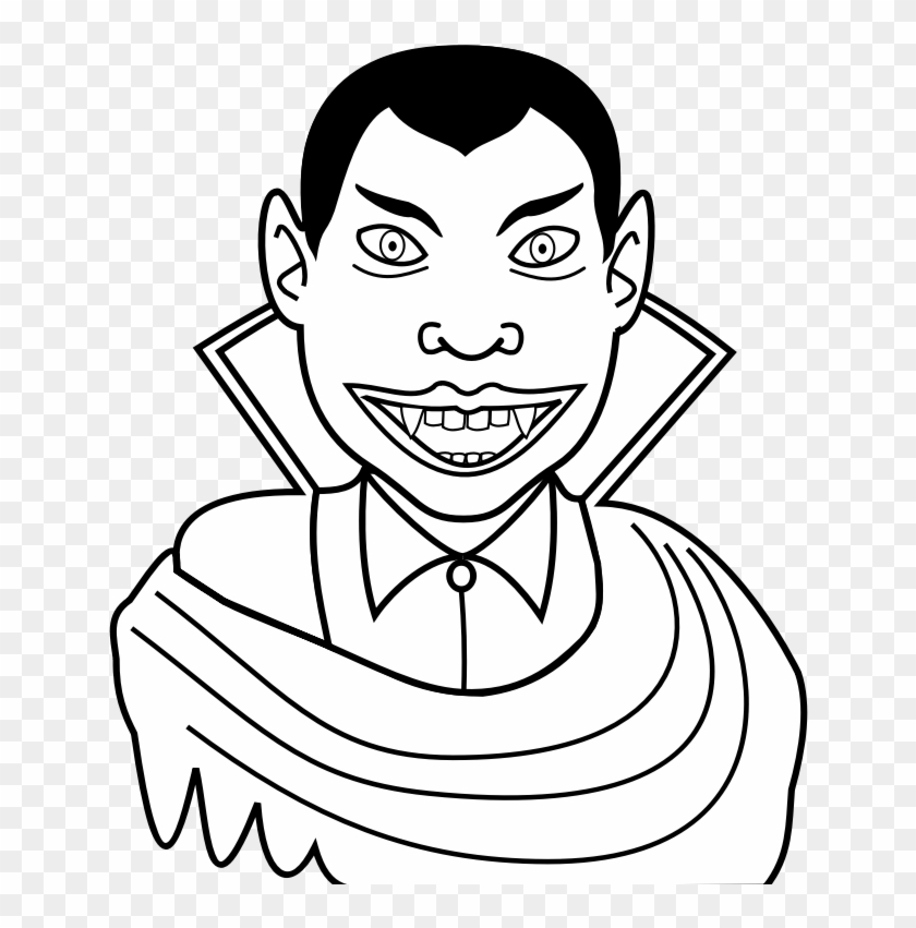 Clipart - Vampire - Vampire Line Art #879740