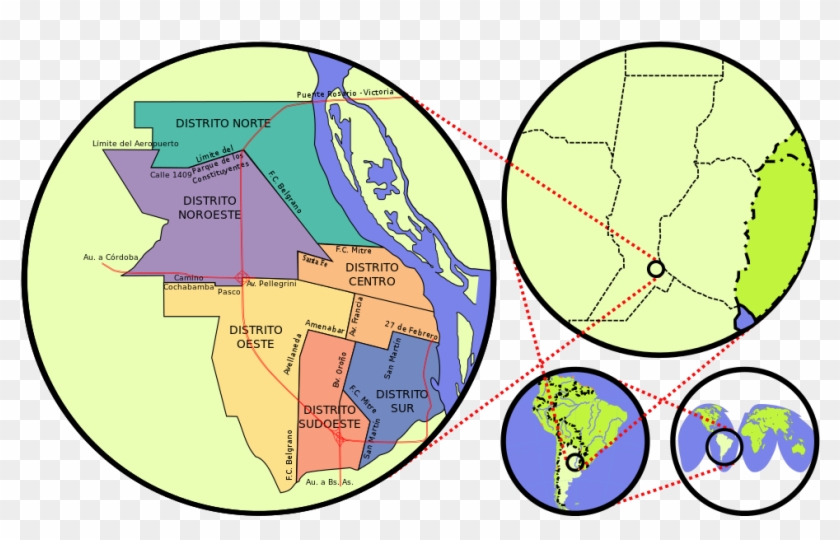 Rosario Strategic Location - Rosario Argentina Map #879747