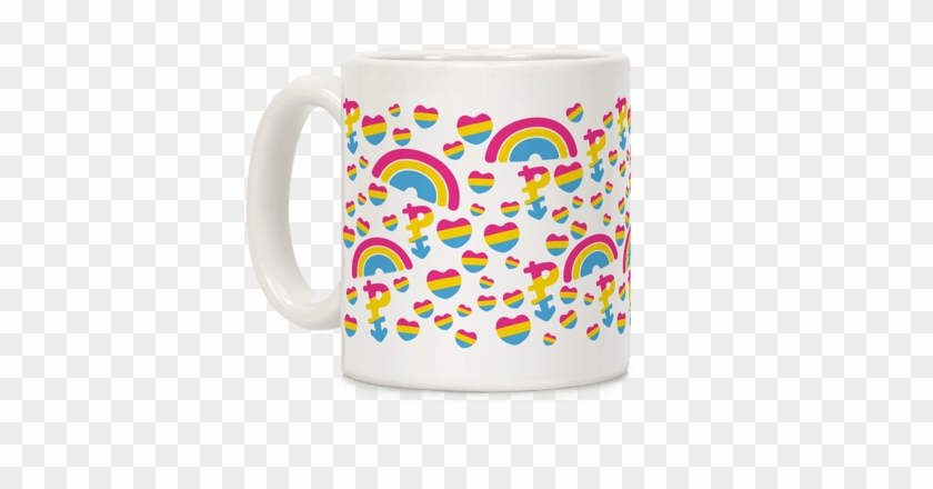 Pansexual Pride Coffee Mug - Generic Pansexual Pride White Mug #879762