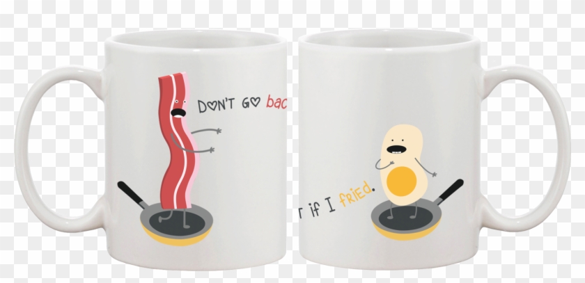 Funny Bacon And Eggs Mugs By 365inlove - Funny Couples Coffee Mugs #879767