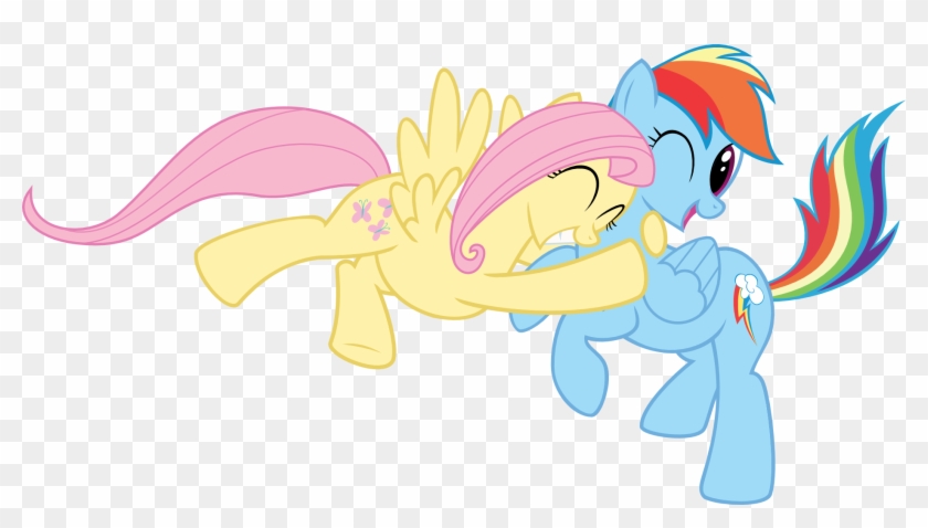 28 Pony Rainbow Dash Fluttershy Mammal Cartoon Vertebrate - Cartoon #879824