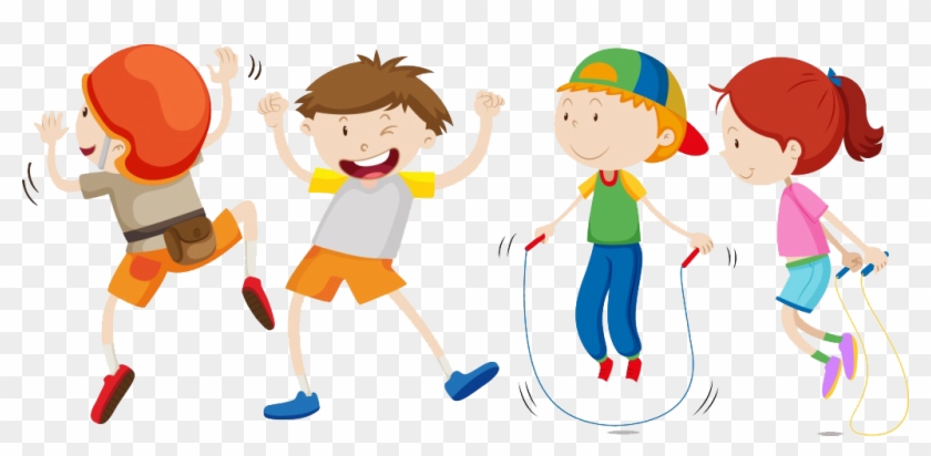 Royalty-free Stock Photography Clip Art - Kids Playing Jump Rope Free Clipart #879851